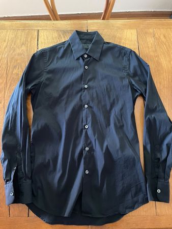 Camicia uomo Prada nera taglia 37