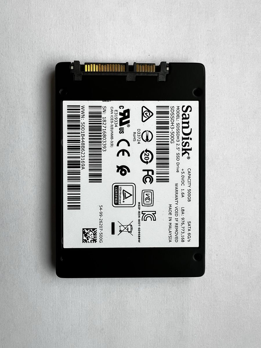 Sandisk Dischi rigidi: SanDisk Ultra 3D SSD 500GB – Usato da Eiken venduto da HDSH 1