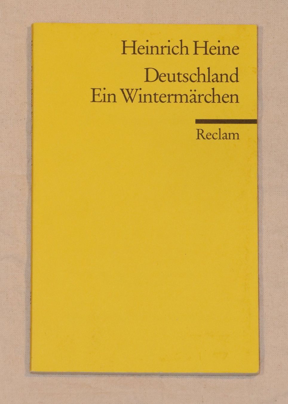 Bücher: Deutschland. Ein Wintermärchen – Gebraucht aus Basel von cla_z7cp 1