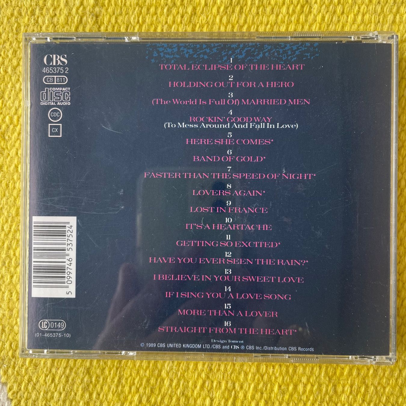 CDs: BONNIE TYLER-GREATEST HITS – Gebraucht aus Rorschacherberg von CD-Roli 1
