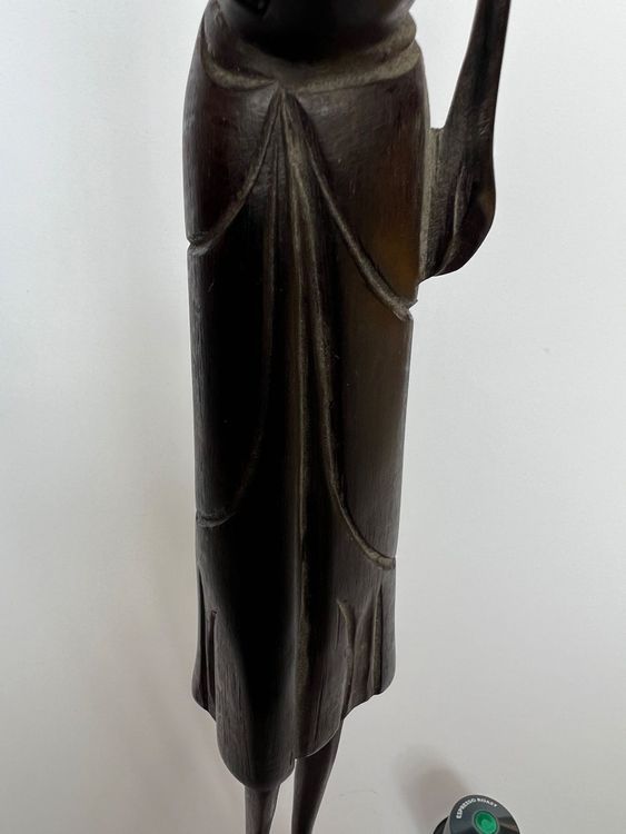 Skulpturen & Statuen: Afrikanische Holzfigur ca. 48 cm alt Handarbeit Unikat – Gebraucht aus Oberhofen Thun'see von SwissTreasure 2