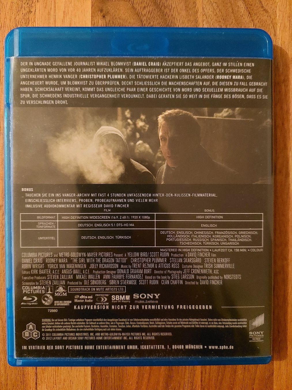 Tutti i DVDs: Blu Ray - Stieg Larsson Verblendung mit Daniel Craig – Usato da Rheinfelden venduto da FilmAuktion 1