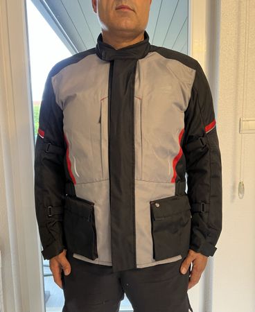 Motorradjacke Fastway grau/schwarz Grösse L guter Zustand