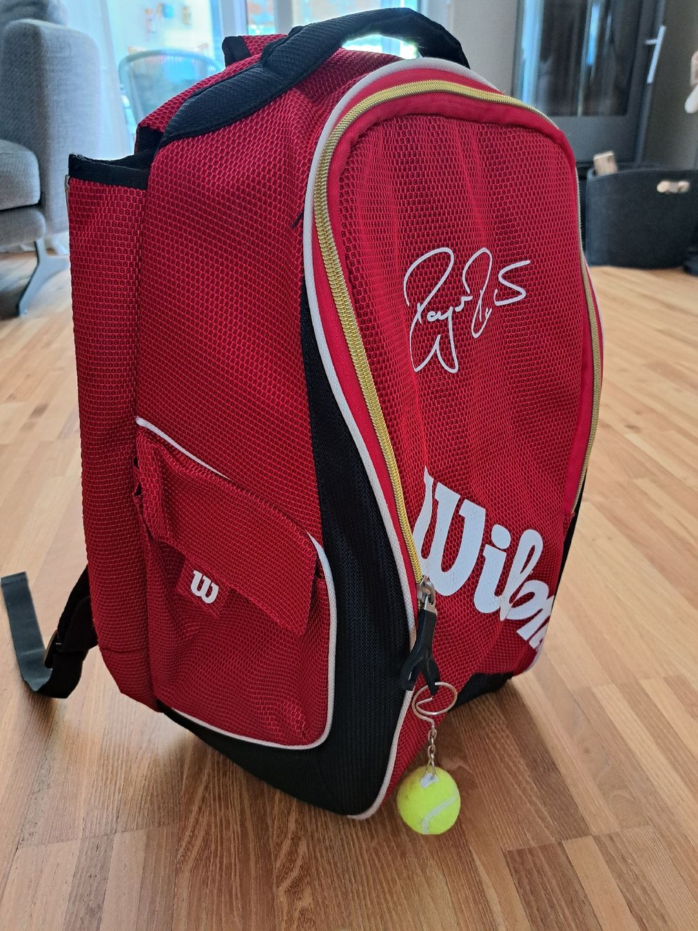 Wilson Zaini: Wilson Rucksack, Unterschrift Roger Federer.top zustand – Usato da Mollis venduto da kae11 2