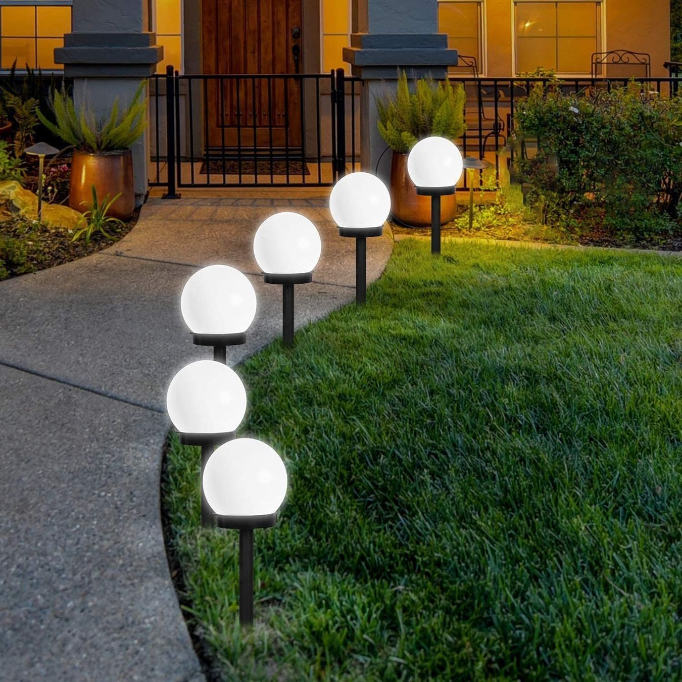Lampen: LED Solar Gartenleuchte, Kaltweiß 6 Stück – Neu und originalverpackt aus Nuglar von SaleRitter 1