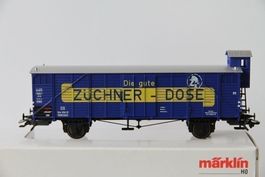 Züchner-Dose, Märklin, ged. Güterw. mit Bremserhaus, HO, Neu