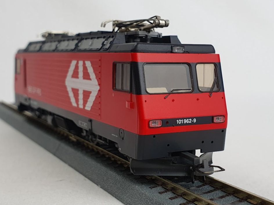 Bemo Modelleisenbahnen: Bemo 1262/402 SBB HGe 4/4 "Hergiswil" analog, OVP – Neu (gemäss Beschreibung) aus Seon von voAllBah 3