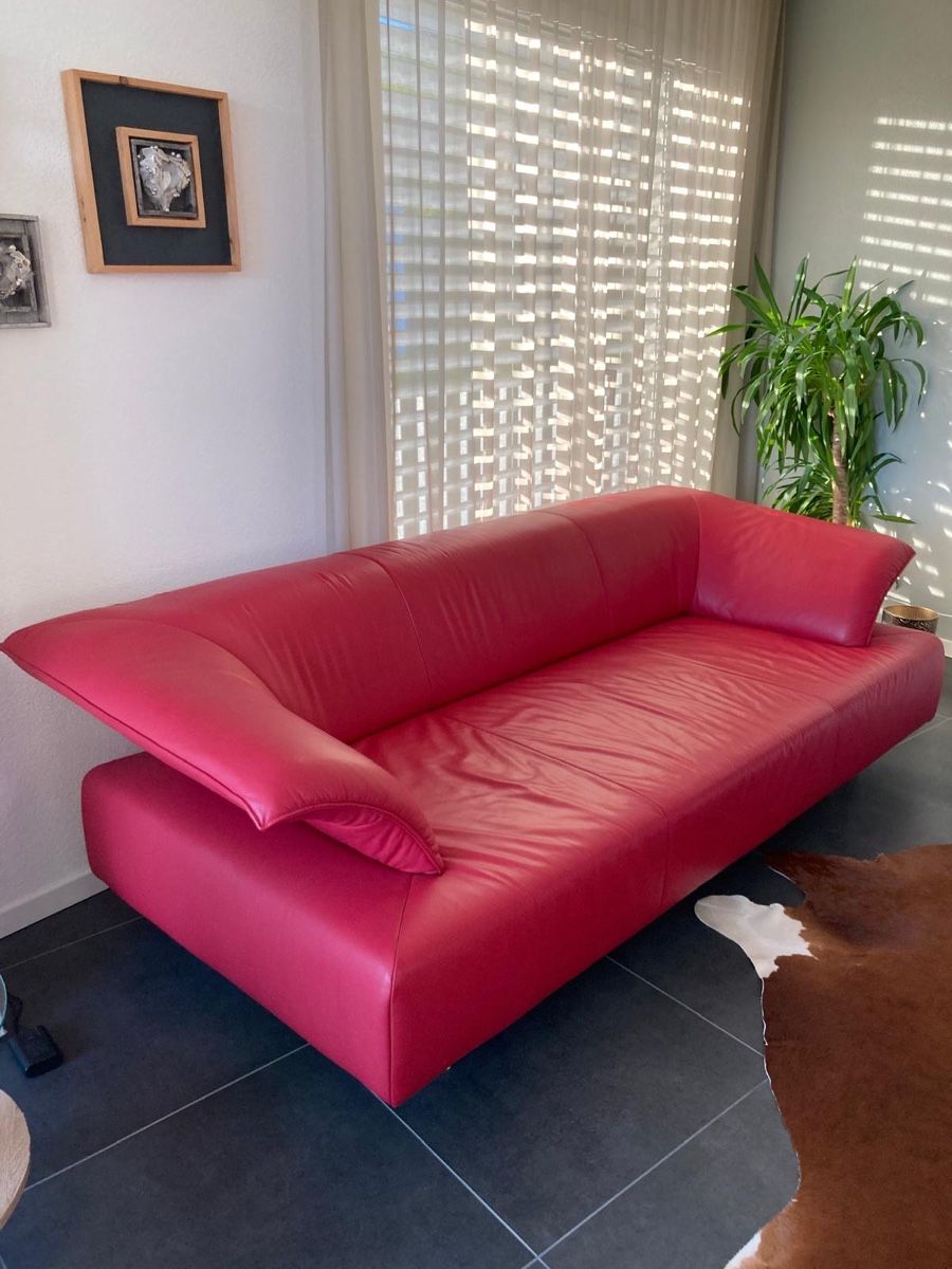 Sofas: Designer Leder Sofa – Neuf (Voir description) à Biel/Bienne par Lukaufmann 1