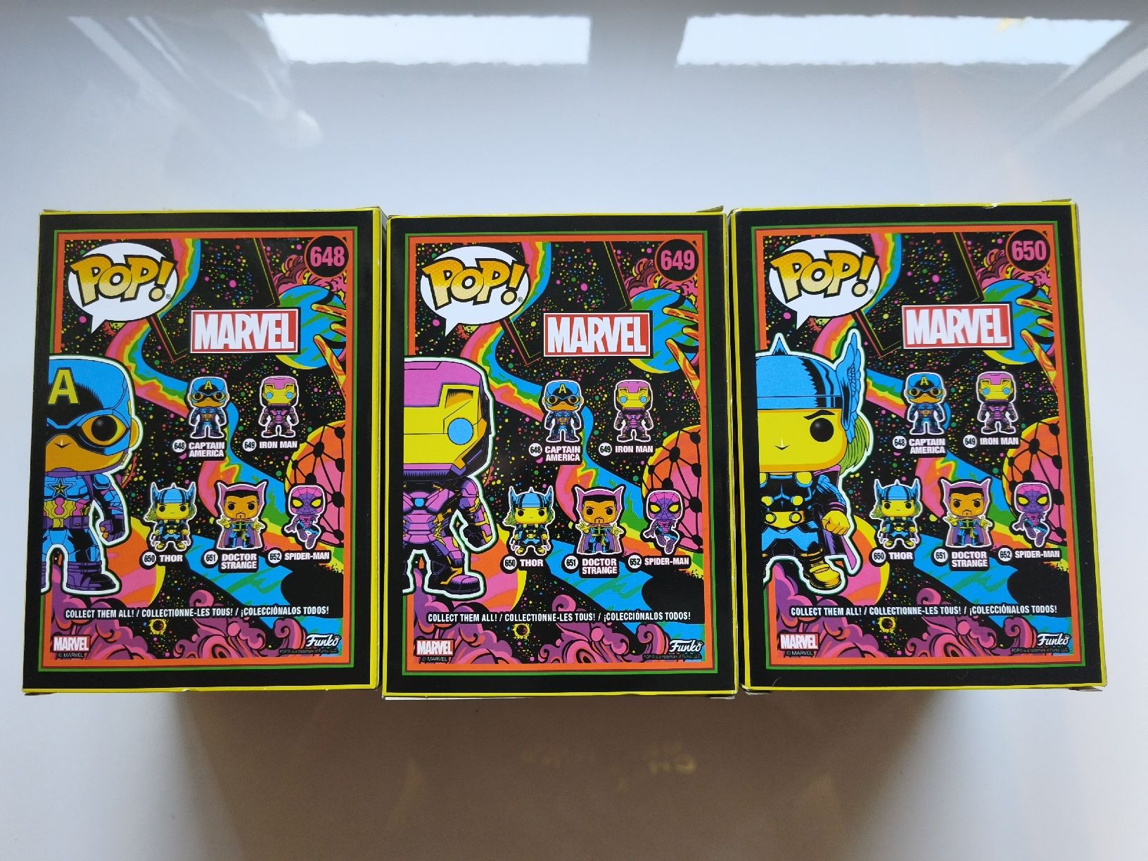 Funko Statuette: Funko Pop Marvel 648, 649, 650 ab 1 Fr – Nuovo (secondo la descrizione) da Rüfenacht BE venduto da Morfius 3