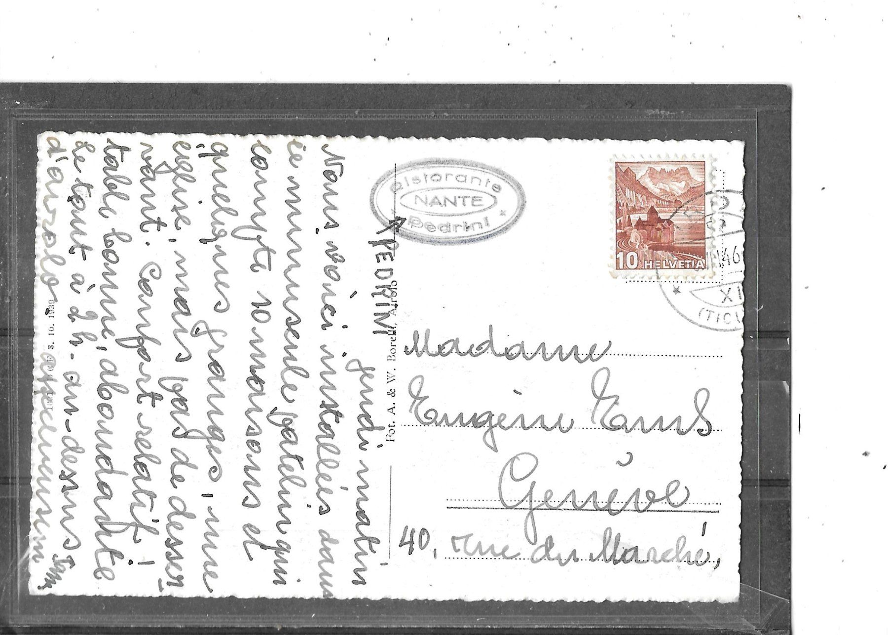 Cartes postales: TI Nante 1946 – D'occasion à Schocherswil par Wilare 1