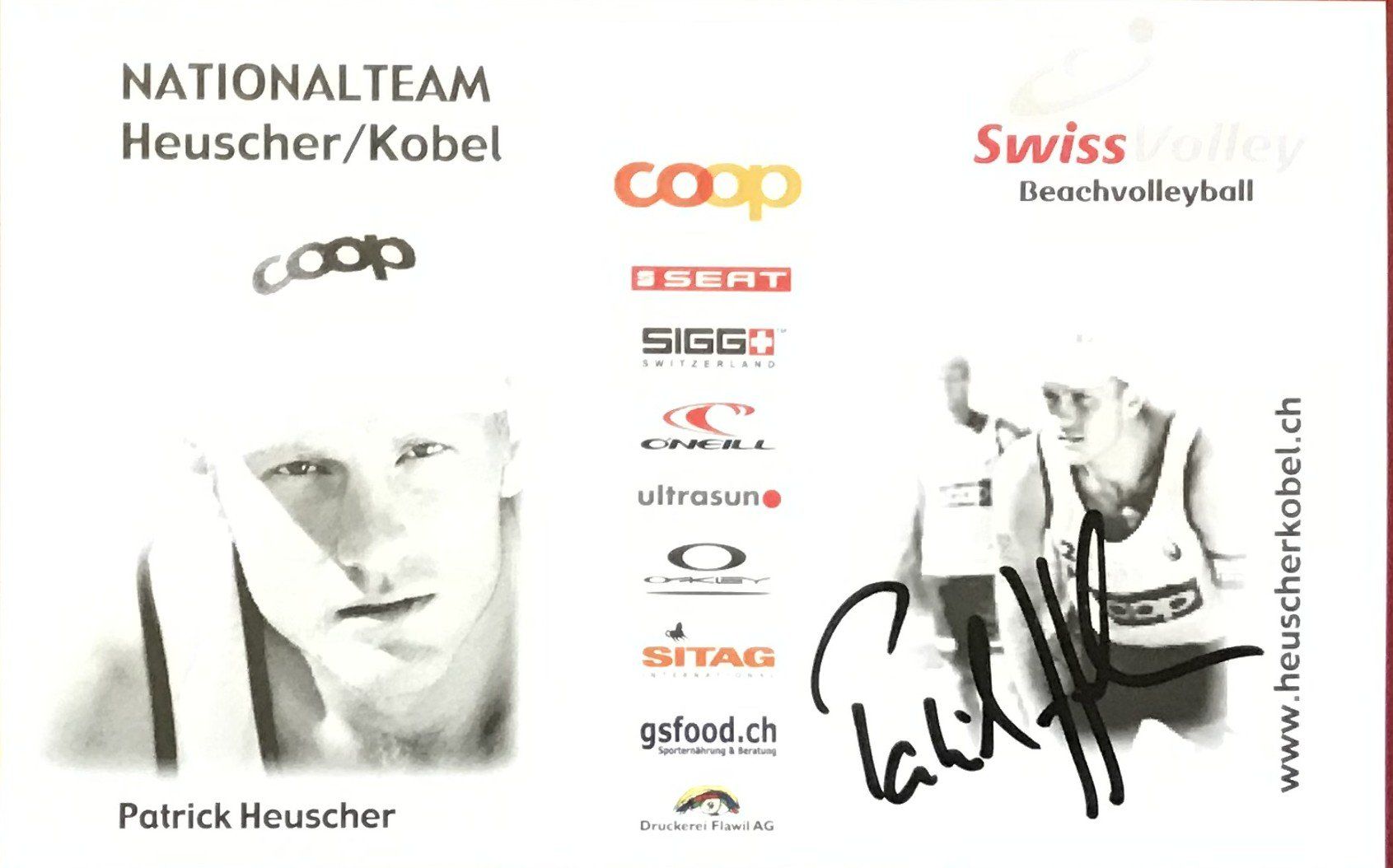 Autographes: Patrick Heuscher & Stefan Kobel Autogramme Beachvolleyball – D'occasion à Bischofszell par Gottselig