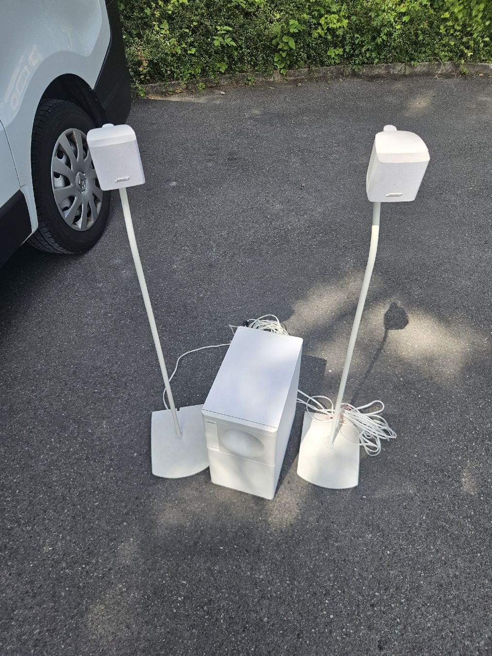 Casse acustiche: Bose Acoustimass 5 Series III white speaker system – Usato da Rickenbach b. Wil venduto da nic_8ljr