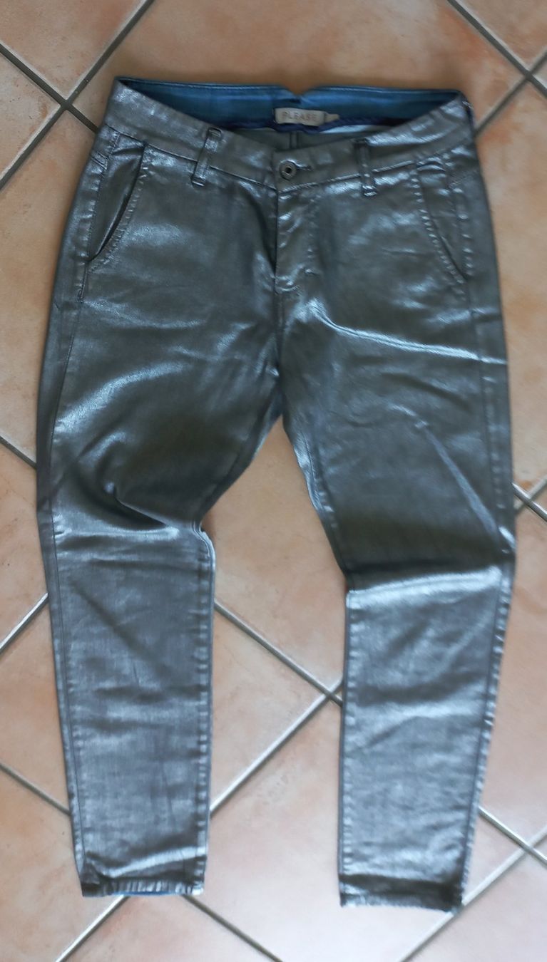 Please Jeans Jeans: Jeans silber Please XS – Usato da Scherzingen venduto da dun_r6nd 1