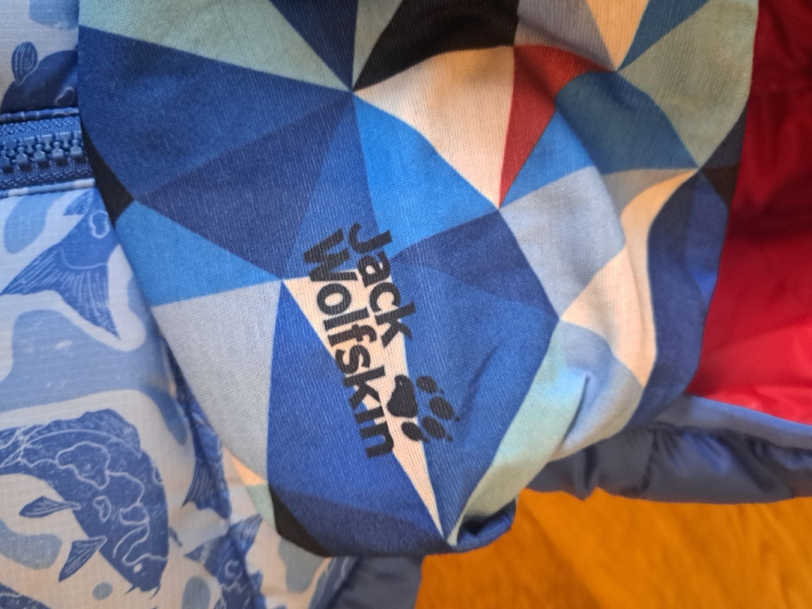 Jack Wolfskin Jacken & Mäntel: Jack Wolfskin Zenon Jacke mit Loop blau rot Herbst – Gebraucht aus bazenheid von salerno007 3