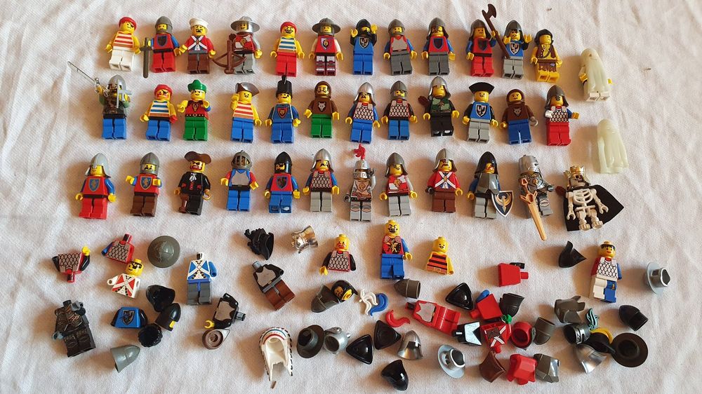 Sammlung LEGO Ritter Ritterfiguren Castle System 80er 90er (Gebraucht ...