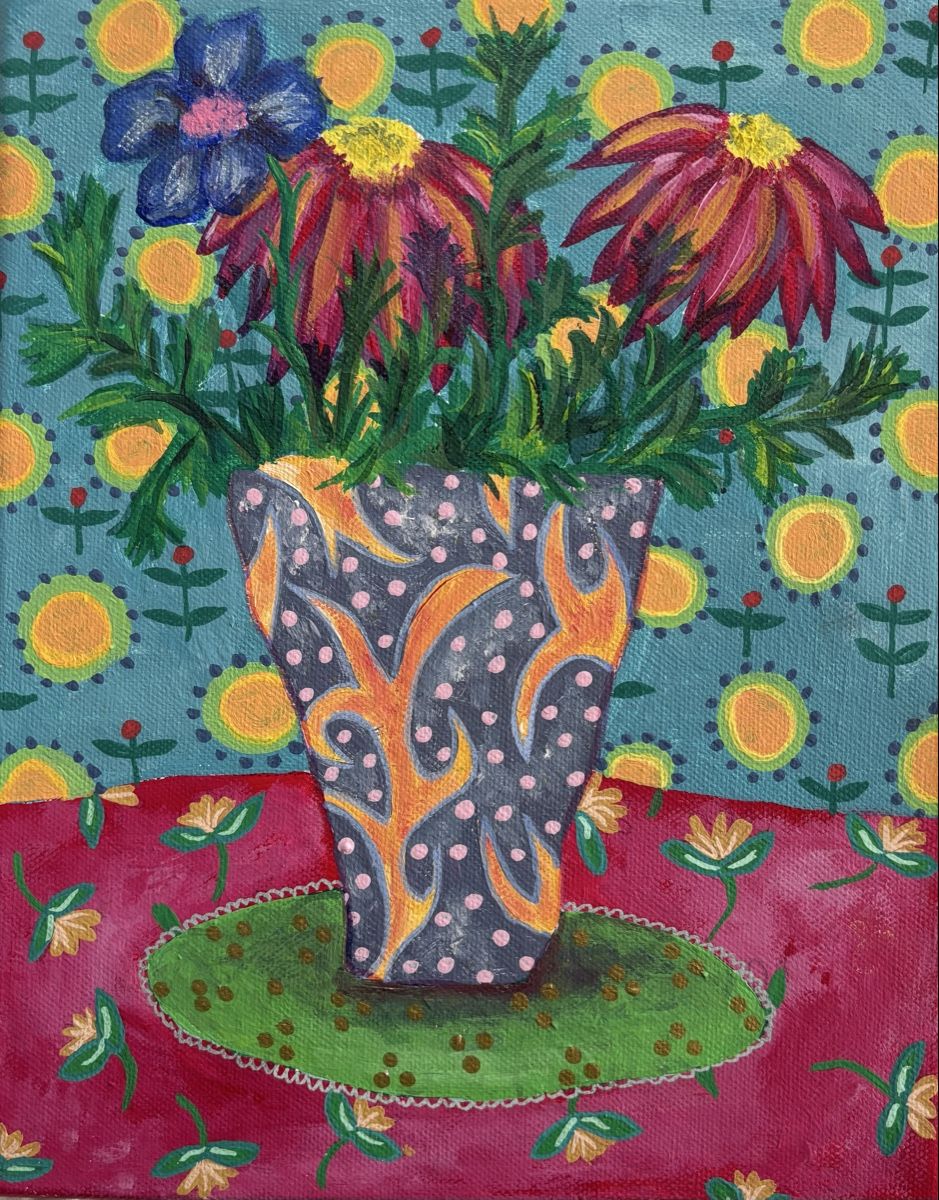 Gemälde: Nature morte bouquet de fleurs – Neu (gemäss Beschreibung) aus La Chaux de Fonds von vic_gr9h