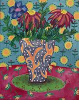 Nature morte bouquet de fleurs