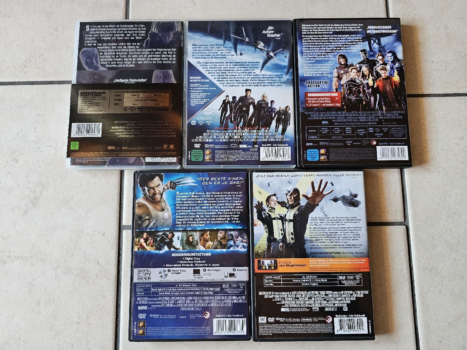 Tutti i DVDs: X-Men  -  Teile 1 - 5 – Usato da Schneisingen venduto da backstore24 1
