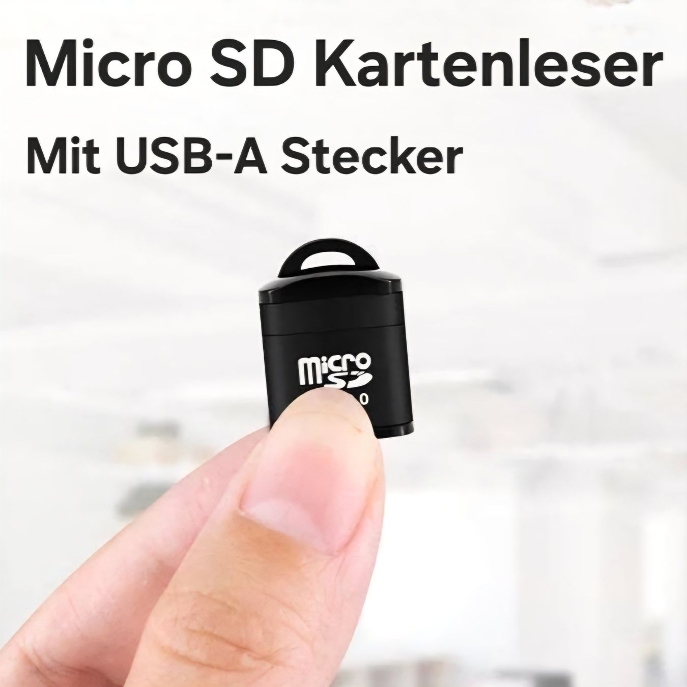 Lettori di schede: MicroSD Kartenleser (2 J. Garantie) micro SD card reader – Nuovo e nell'imballaggio originale da Uster venduto da -FPS-