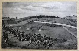FELDPOSTKARTE GEFECHT BEI LAGARDE