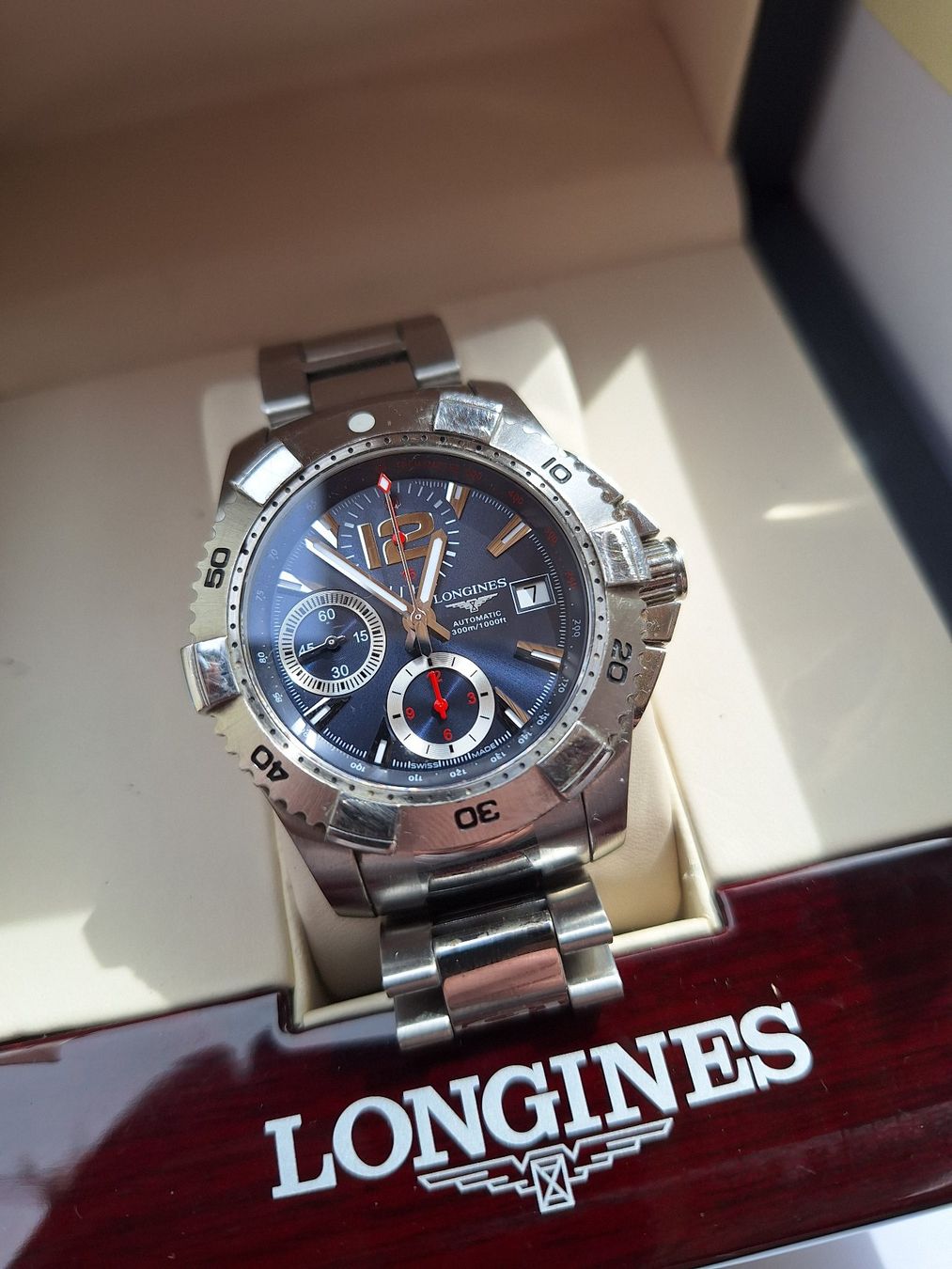 Longines Uhren: Longines Hydroconquest Chronograph – Gebraucht aus basel von Sinamaica64