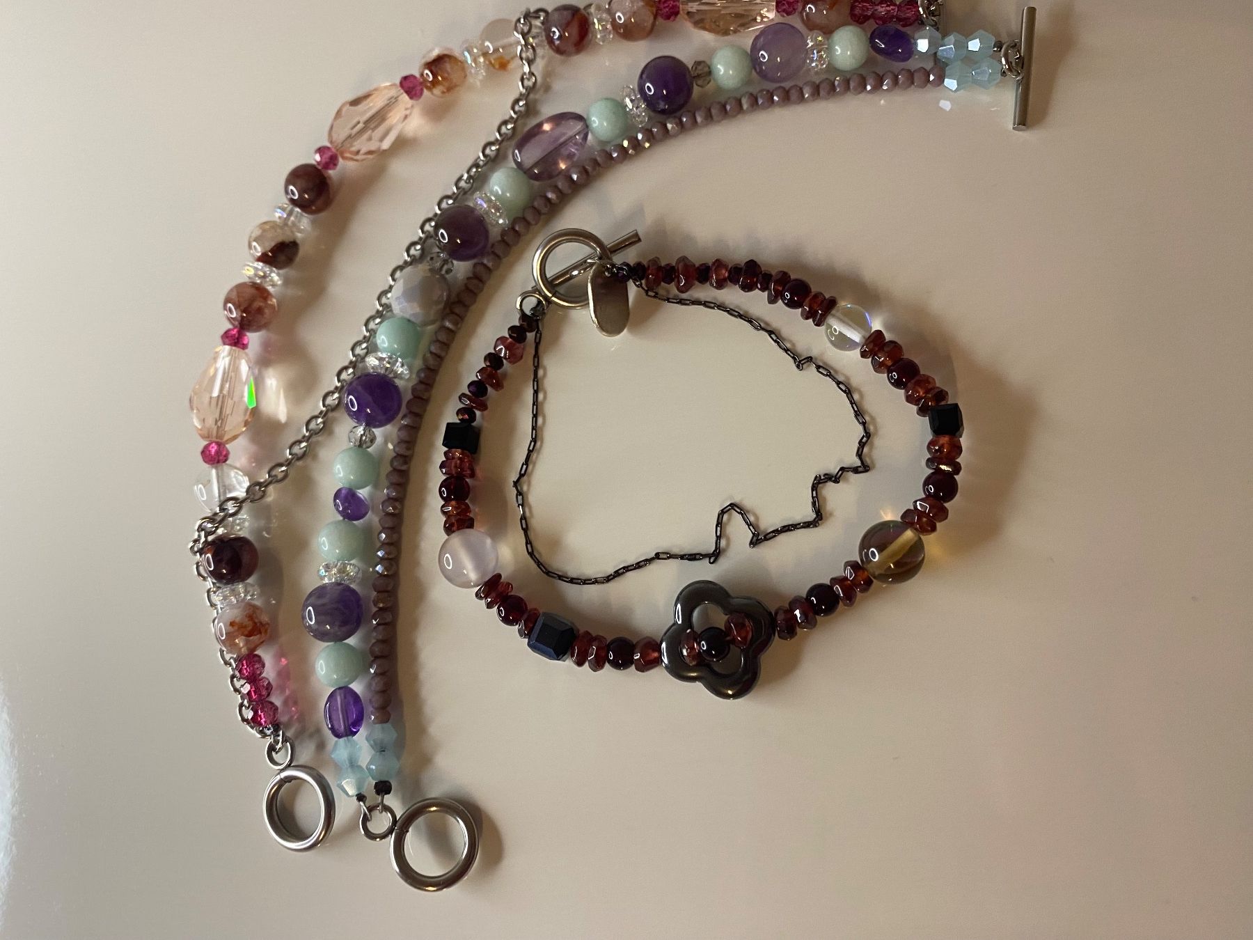Bracciali & Braccialetti: Bracelets stone&crys./ Special Offer 3 for 99fr. – Nuovo (secondo la descrizione) da Grenchen venduto da adl_ds8n 1