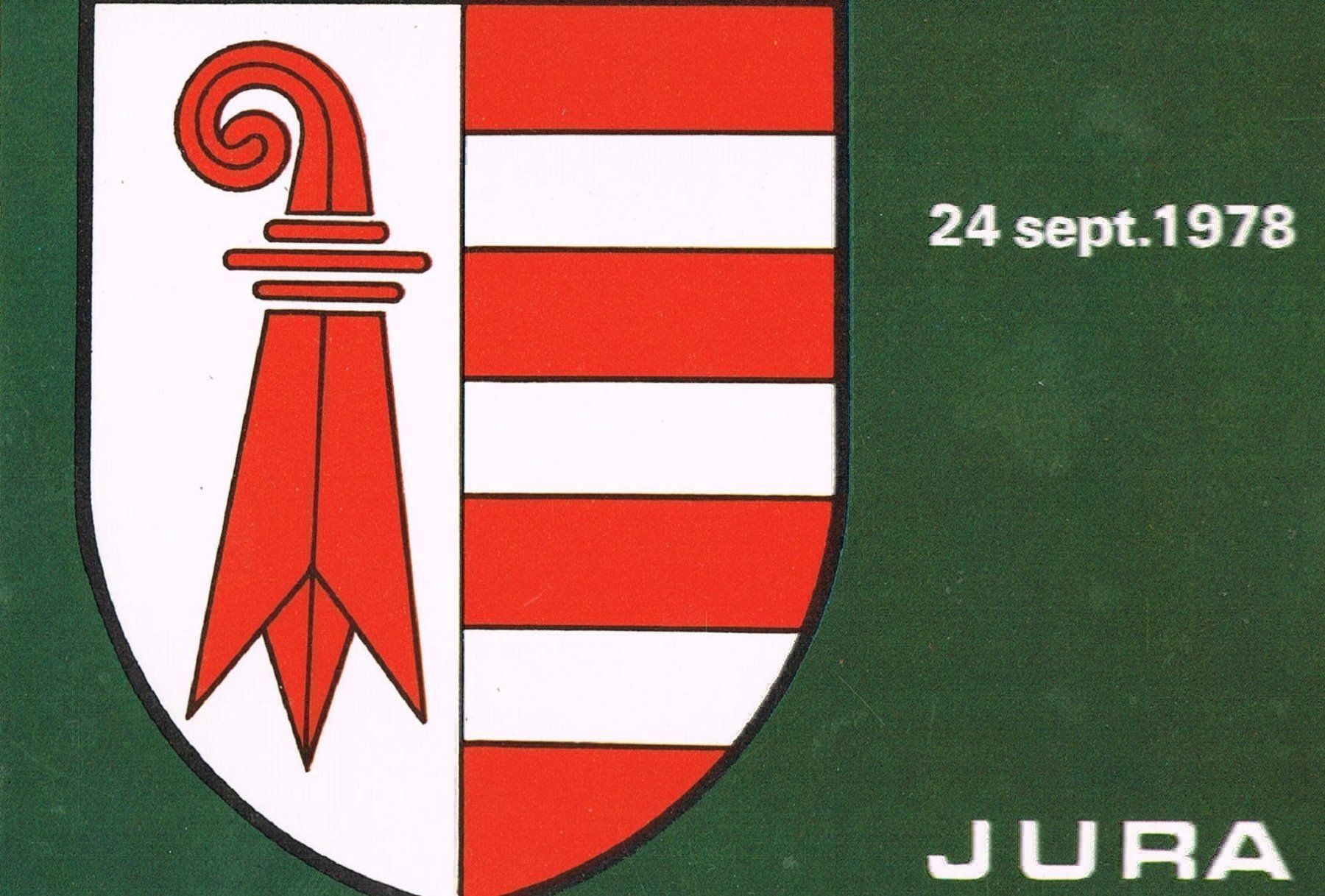 Cartoline postali: Ansichtskarte Kantonsgründung Jura – Usato da Buchs AG venduto da Baerfisch