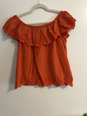 Beautiful Orange Blouse - C&A Size EUR 38
