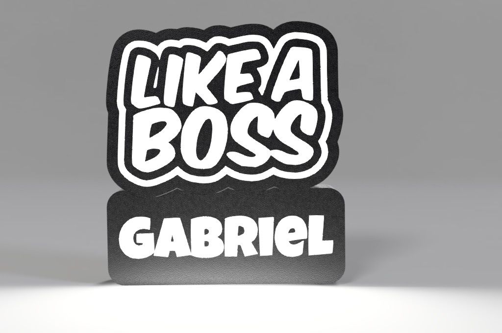 Lampade: Lightbox lumière led LIKE A BOSS – Nuovo (secondo la descrizione) da Vicques venduto da PAMB3D 2