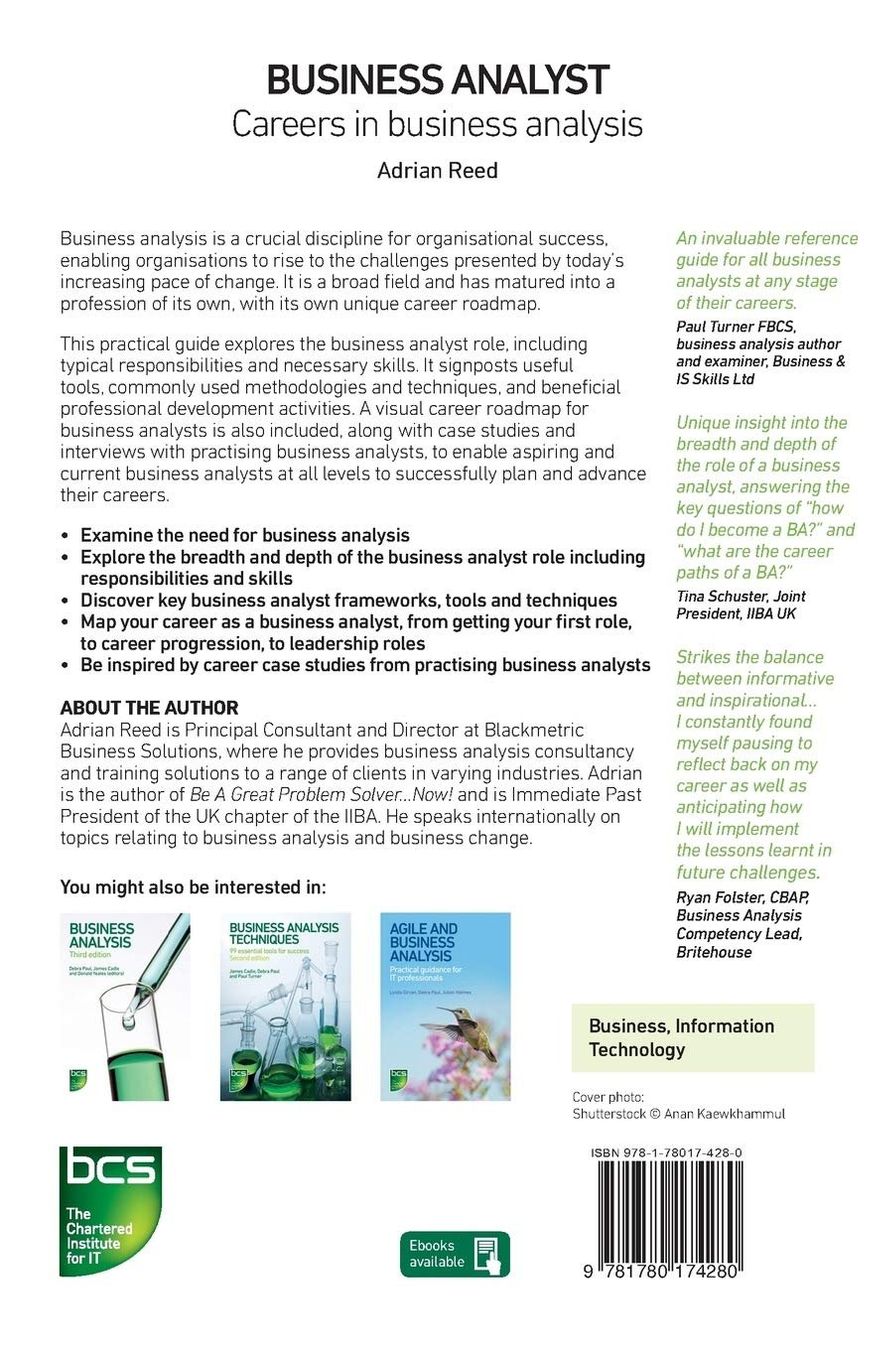 Bücher: Business Analyst – Gebraucht aus Neuchâtel von Dualseele 1