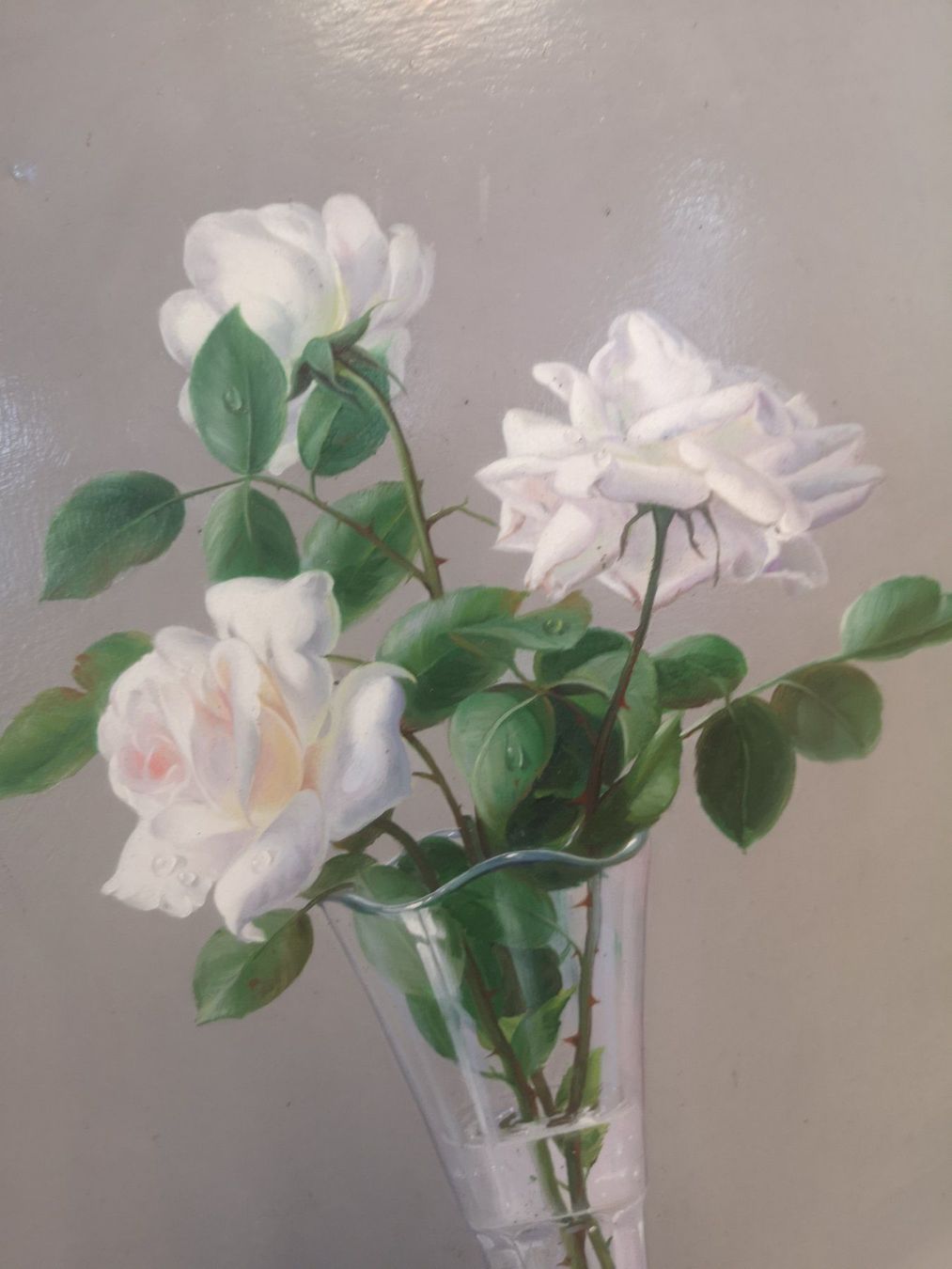 Gemälde: SUPERBE NATURE MORTE SIGNÉE – Gebraucht aus Genève von Qanil77 5