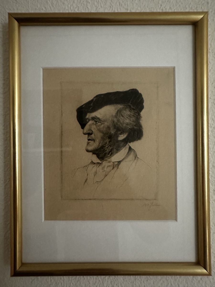 Grafica & Litografie: Richard Wagner Original Radierung Waldemar Pech – Usato da Bettwiesen venduto da bos_6pkg 2