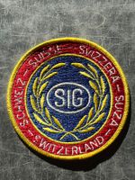 aufnäher, sig (sauer pistole, waffe)10,5 cm, schweiz suisse