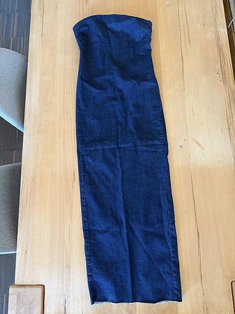 Trägerloses Jeanskleid von Zara Gr. M - neu und ungetragen