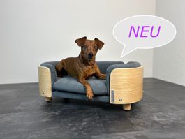 NEU Hundebett Katzenbett Sofa Hund Katze aus Holz