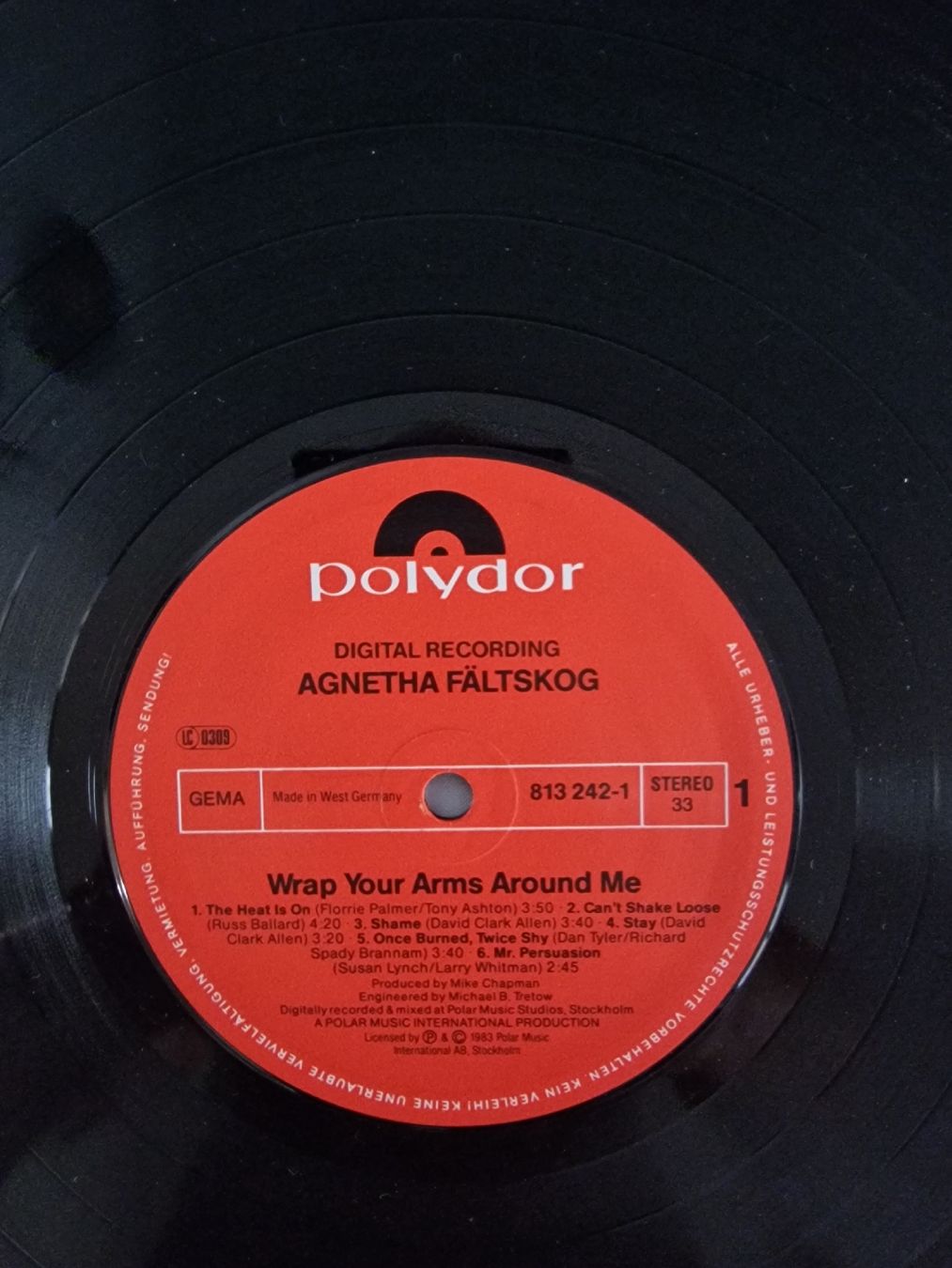 Dischi in vinile: Agnetha  Fältskog - Wrap your Arms Around me – Usato da Pfaffnau venduto da gunport 3
