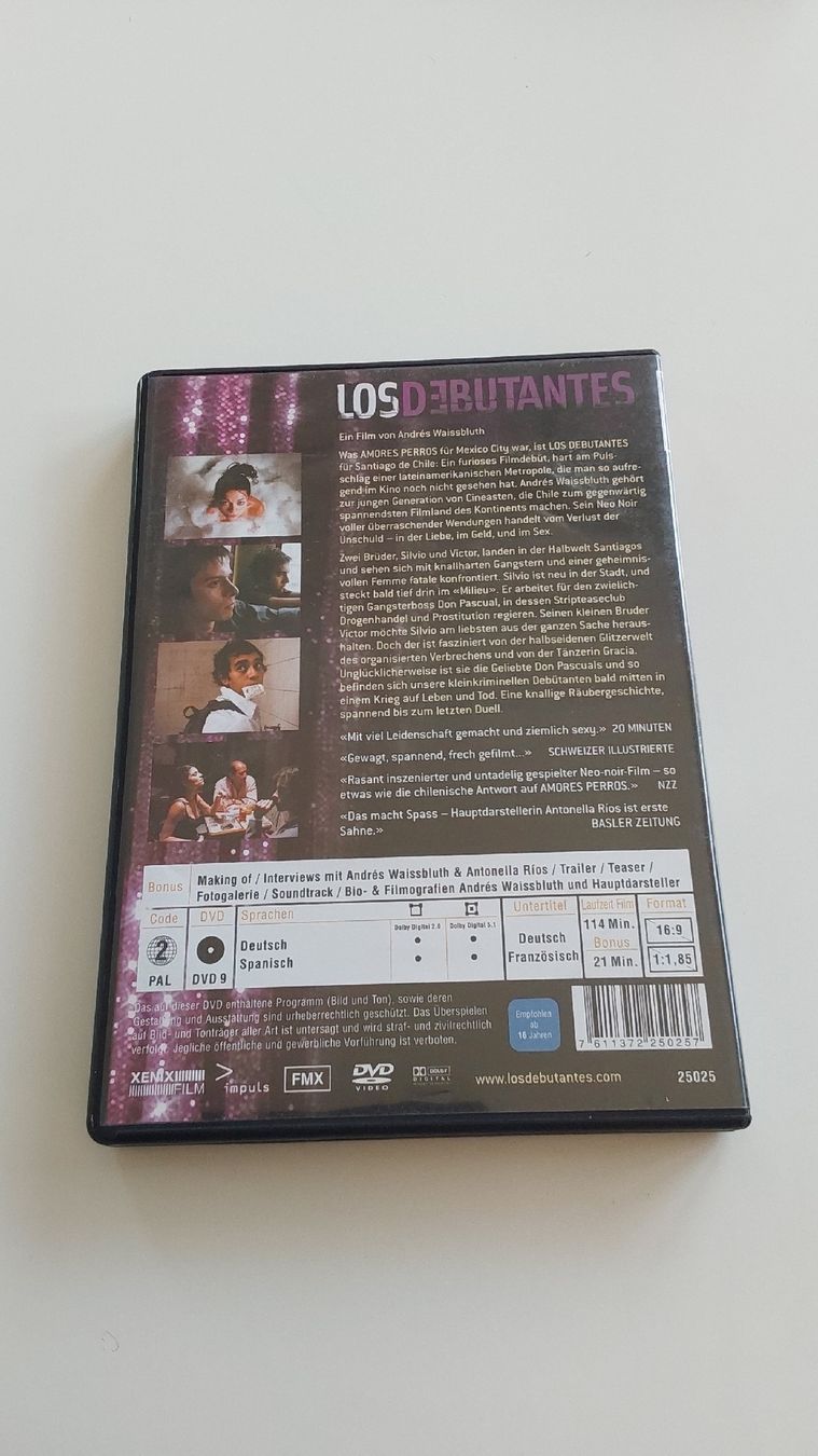 Tous les DVDs: DVD Los Debutantes  – D'occasion à Worb par niklas2001 1