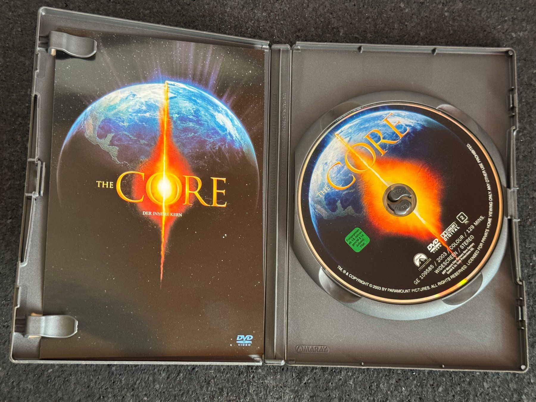 Tutti i DVDs: The Core DVD "Der innere Kern" DE/EN widescreen collection – Usato da Fribourg venduto da tschjoly 4