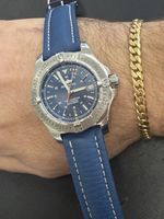 Breitling Colt Automatik A17380, Top Zustand, Lederband!
