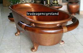 Badewanne Freistehende Kupfer Wanne Spa Bad Becken Badwanne