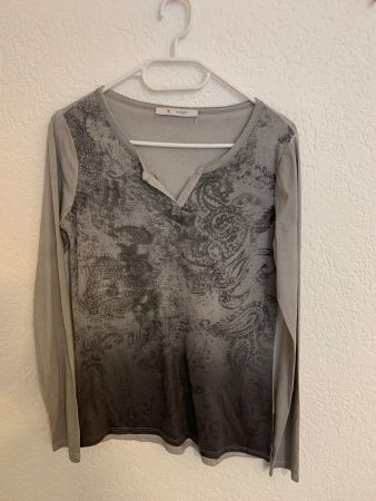 Monari Shirt langarm Glitzer Gr. S