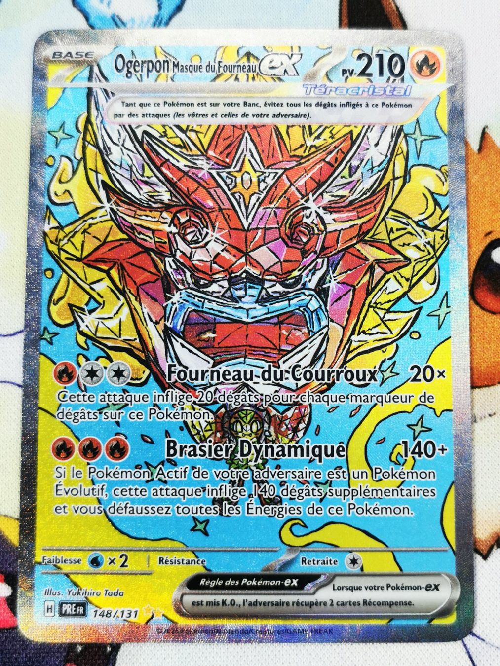Pokémon Carte collezionabili: Pokemon Masque du Fourneau 148/131 Prismatic Evolutions FR – Nuovo (secondo la descrizione) da Cousset venduto da VstarCards