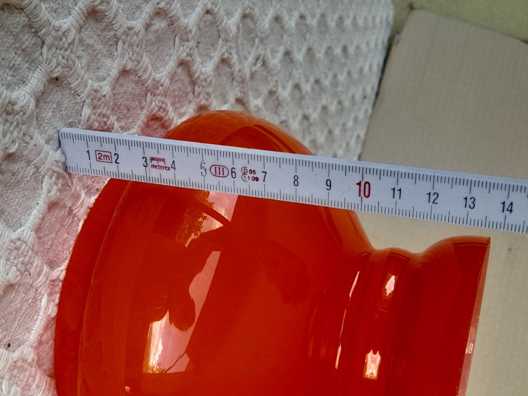 Abat-jours: 2 Glas-Lampenschirme orange – D'occasion à Thun par Treff.....e 8