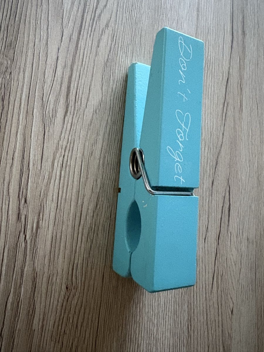 Tutte le decorazioni: Dekorationsklammer blau "Don't Forget" gebraucht  – Nuovo (secondo la descrizione) da Wetzikon ZH venduto da mic_ssc8 1