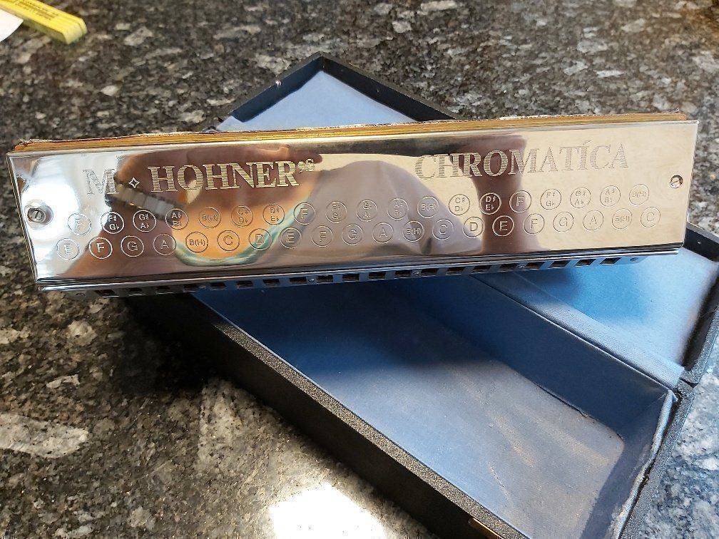 Hohner Strumenti musicali: Bass Mundharmonika "Hohner's Chromatica" – Usato da Kirchleerau venduto da hop82 2