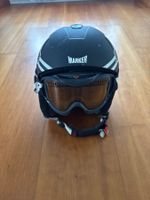 Skihelm mit Goggle Marke Marker Schwarz grösse M/58