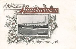St. Gallen SG Neujahrsgrüsse Litho