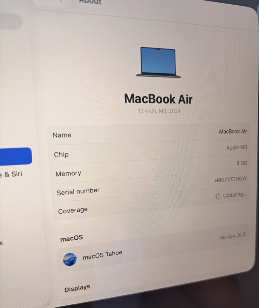 Apple Portables: MacBook Air 13” M3 (2024) – D'occasion à Crans VS par yor_n5h8 5