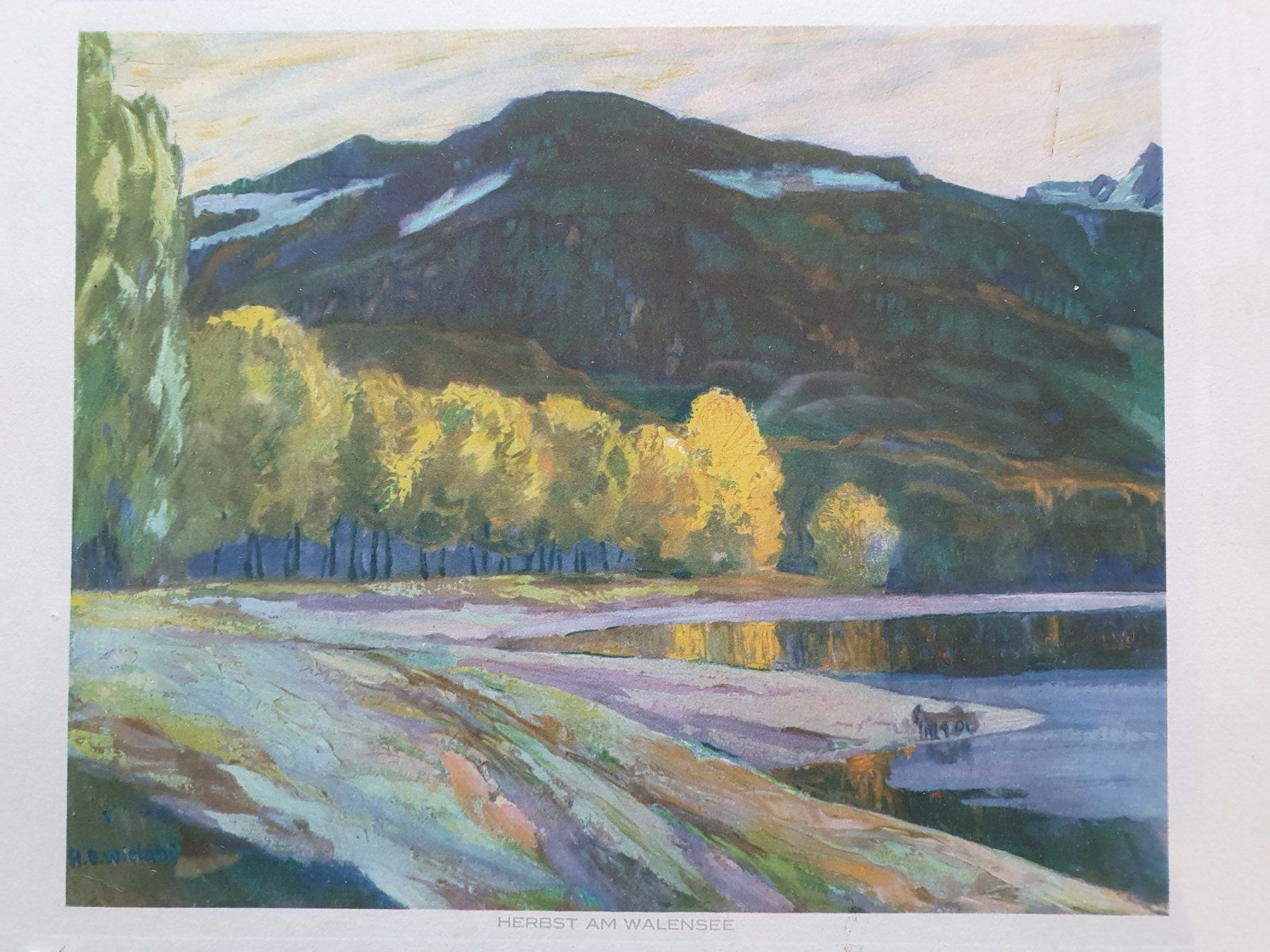 Dipinti: Herbst am Walensee – Usato da Grandval venduto da ChezJerome 1