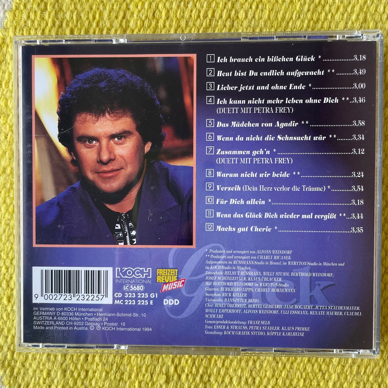 CD: ANDY BORG-MIT UNTERSCHRIFT ICH BRAUCH EIN BISSCHEN GLÜCK – Usato da Rorschacherberg venduto da CD-Roli 2